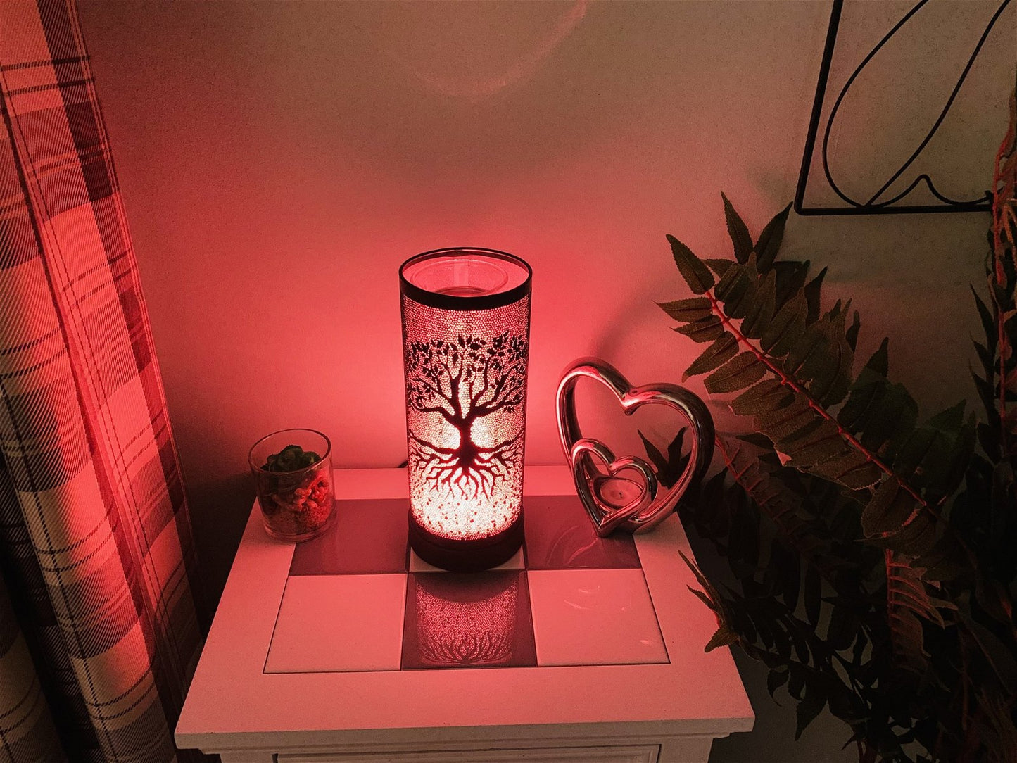 Black Tree Of Life LED Oil Burner